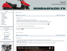 Tablet Screenshot of hondaspazio.fr
